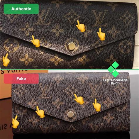 lv wallet fake vs real|dupe louis vuitton wallet.